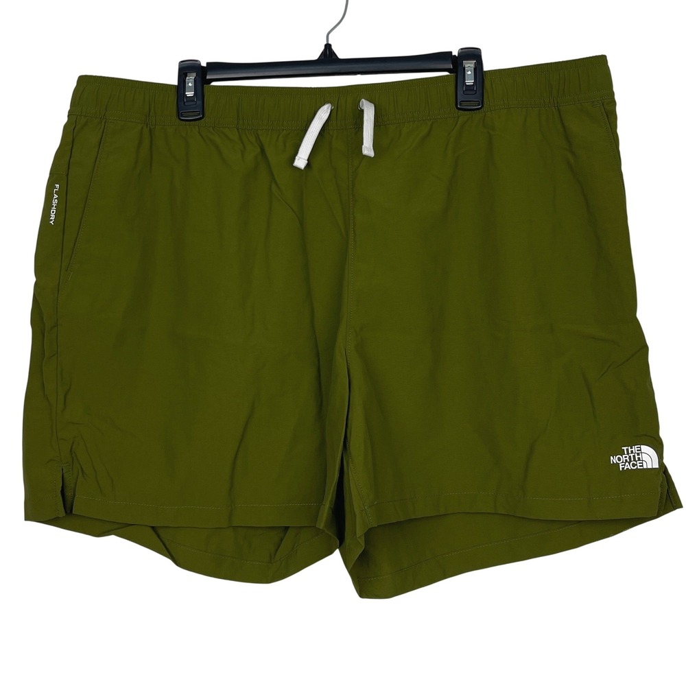 NEW‎ The North Face Mens XXL FLASHDRY Action Short 2.0 Green NF0A87TJ $45